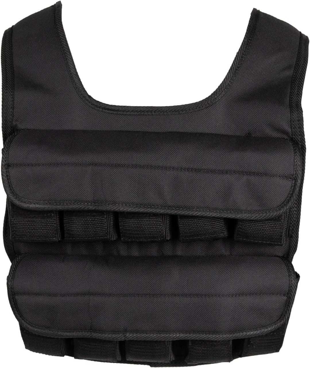 VirtuFit Verstellbare Gewichtsweste Pro - Optionen - 20 kg - 30 kg - Schwarz Schwarz (20 kg), Schwar