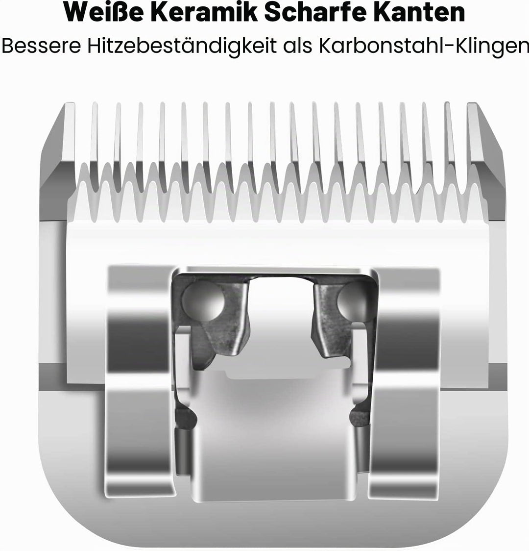 Abnehmbare Haustier-Hundeschermaschine, Keramikklingen,kompatibel mit Schermaschinen der Serie Moser
