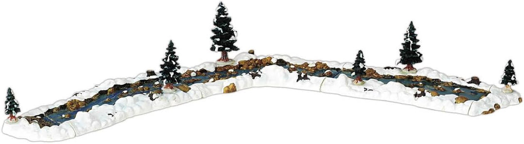 Lemax Bach, Dorf-Dekoration, 10 cm, 11 Stück, Mehrfarbig