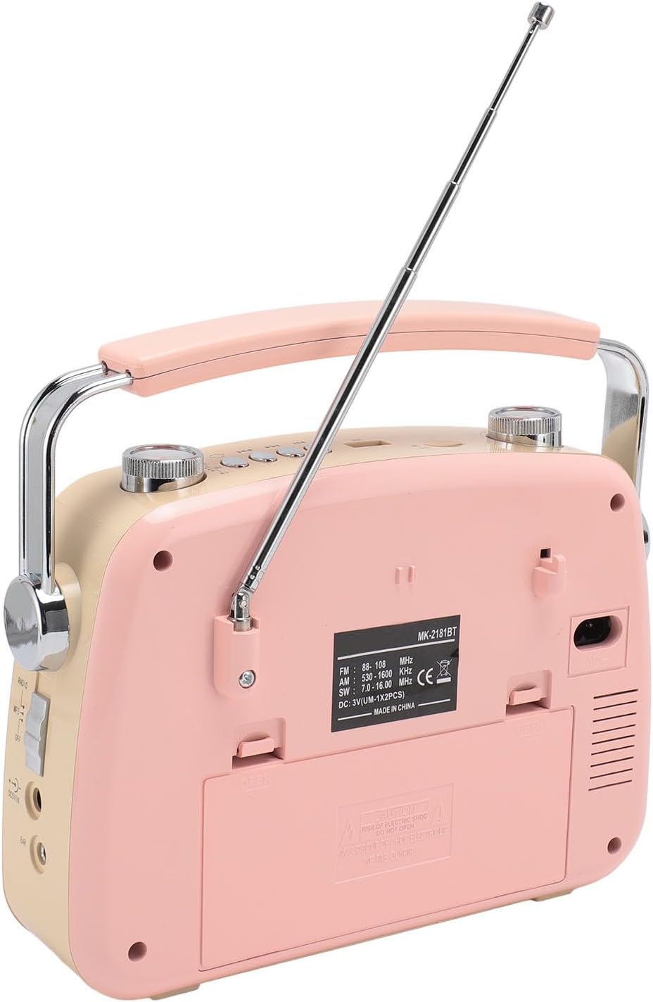 Lautsprecher, Tragbares Retro-Radio, Vielseitiges 5.0, USB, FM AM SW -Radio mit Teleskopantenne, für