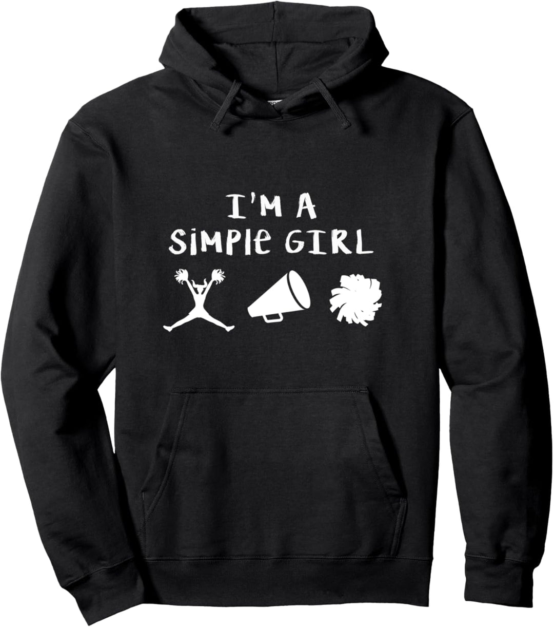 I'm A Simple Girl Cheerleader Gift Ideas Cheer Gifts Pullover Hoodie
