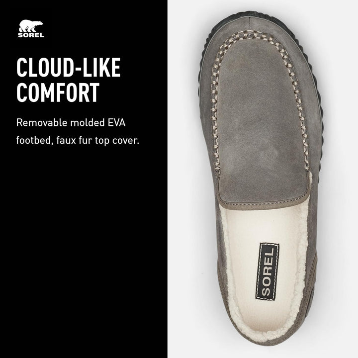 Sorel Herren-Slipper, SOREL DUDE MOC 40 EU Grau Quarry, 40 EU Grau Quarry