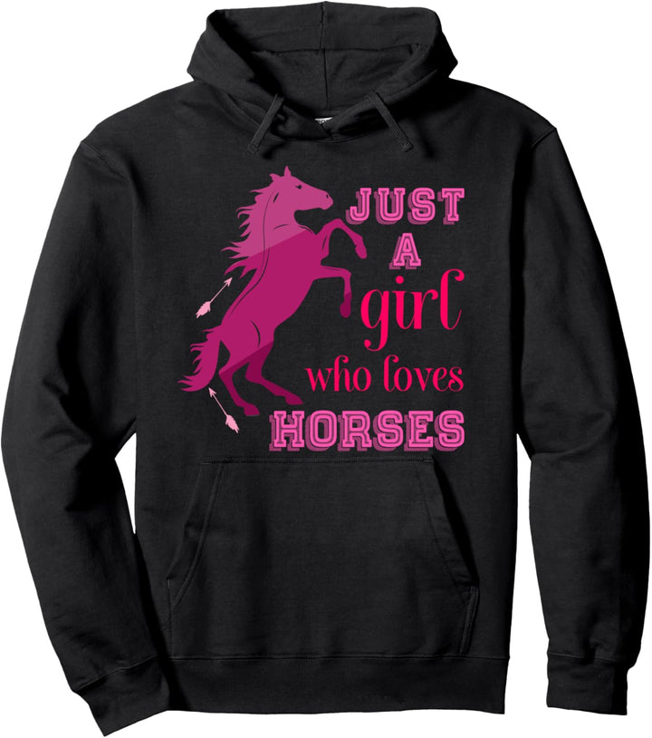 Pferde Mädchen Reiterhof Pferdesport Geschenk Pferd Pullover Hoodie