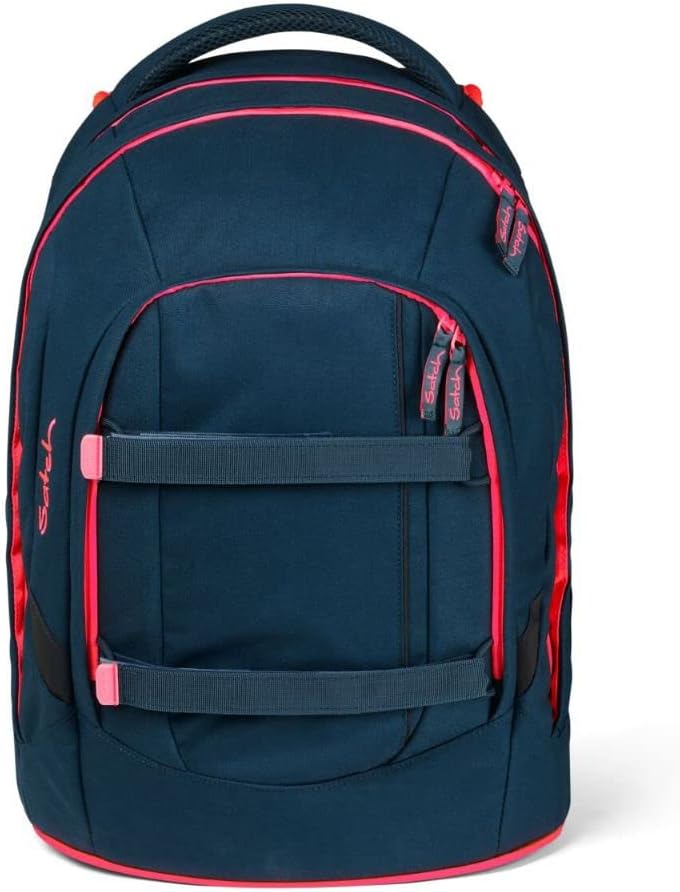 Satch Pack Schulrucksack Set 2tlg. mit Schlamperbox Pink Phantom, Pink Phantom