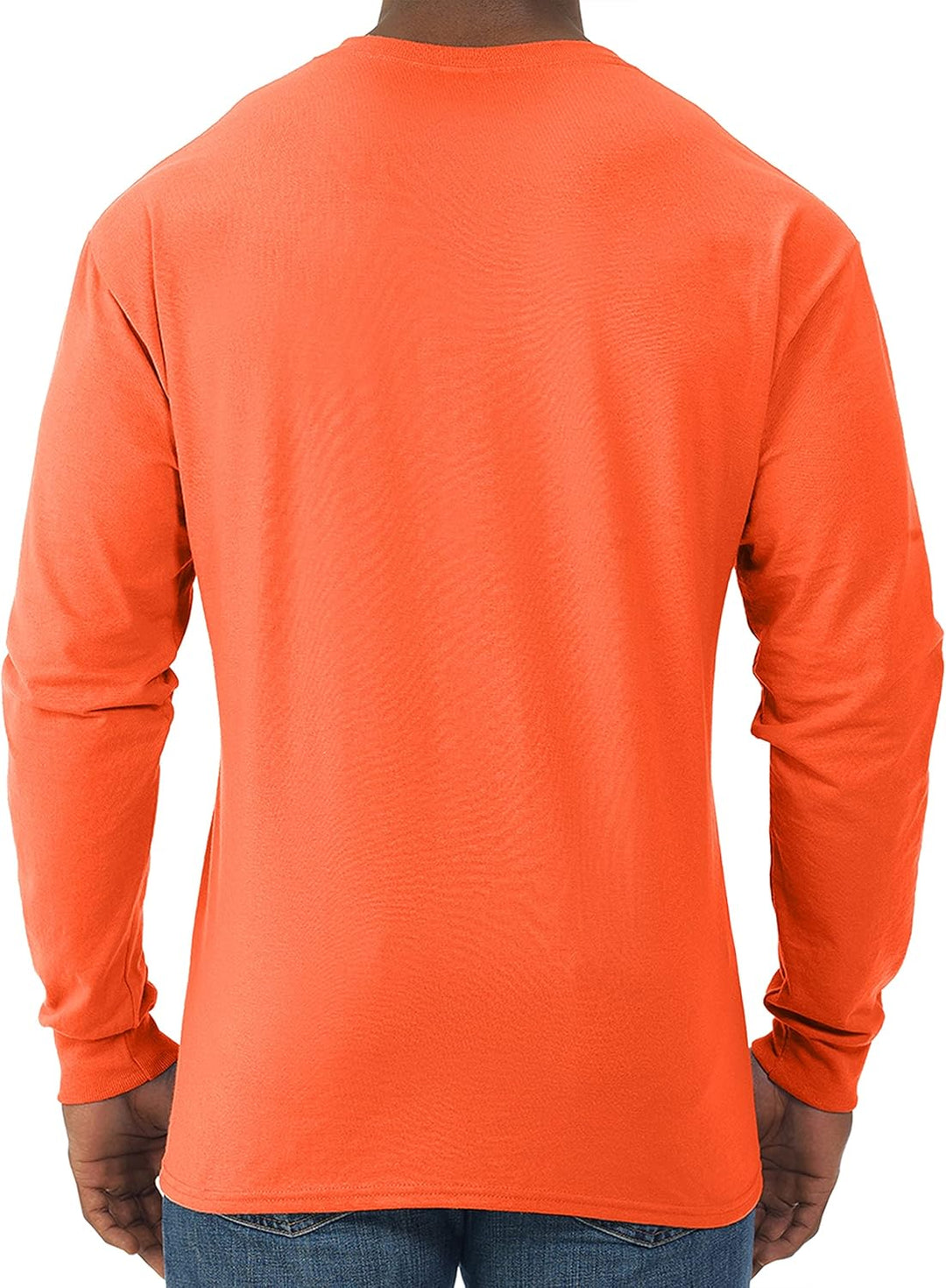 Jerzees Herren Dri-Power Langarm-t-Shirts aus Baumwollmischgewebe, Feuchtigkeitstransport, Geruchssc