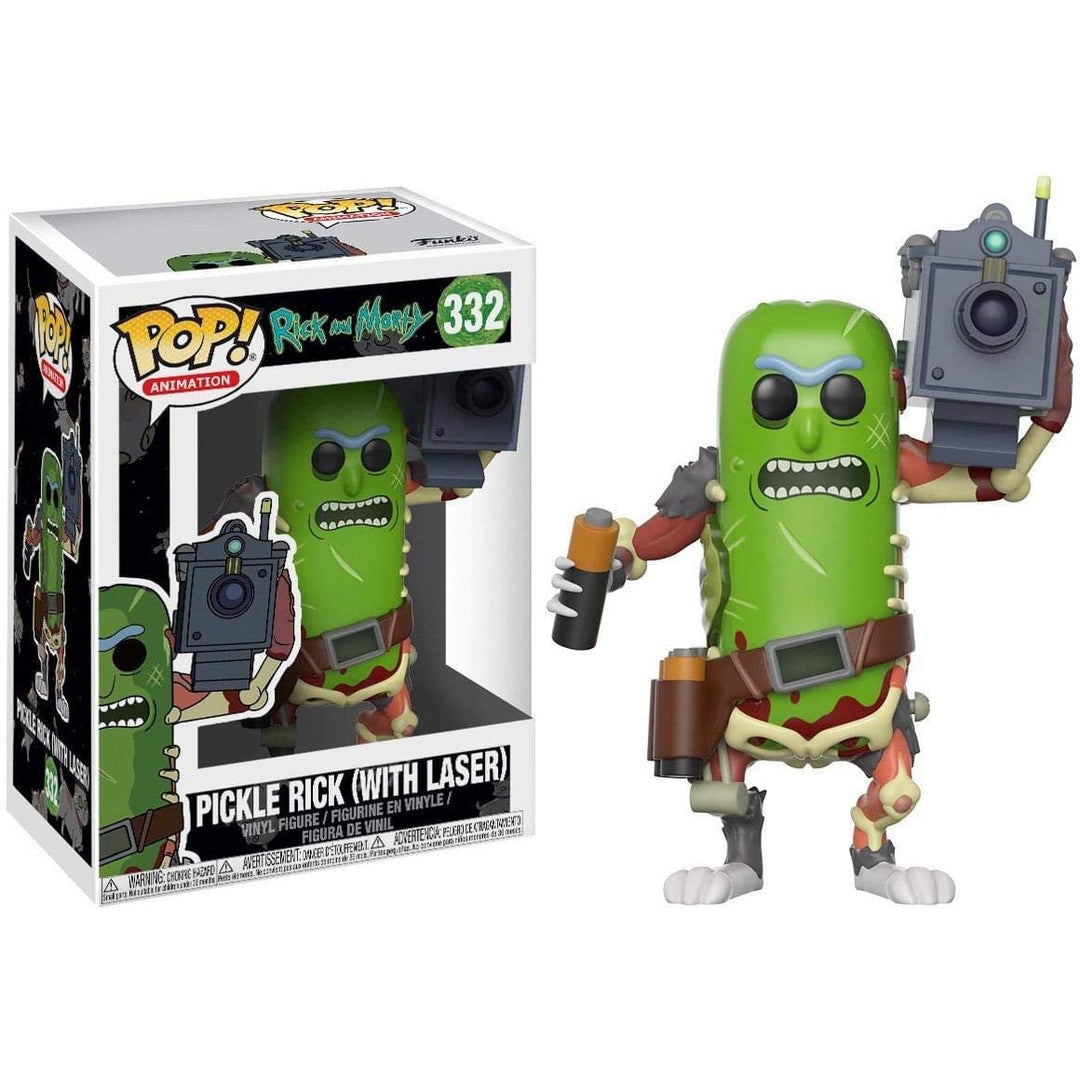 Funko Pop! Animation: R&M - Pickle Rick mit Laser - Rick And Morty - Vinyl-Sammelfigur - Geschenkide