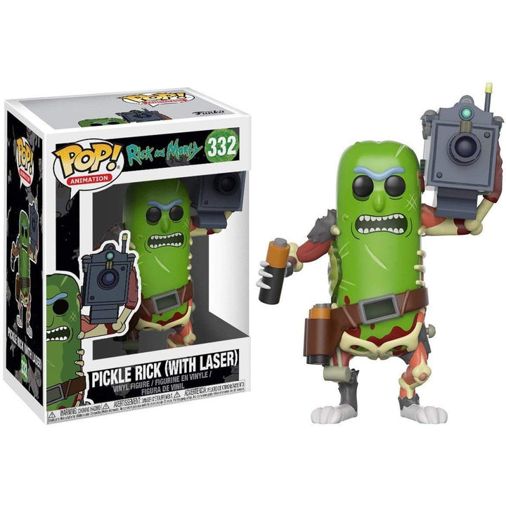 Funko Pop! Animation: R&M - Pickle Rick mit Laser - Rick And Morty - Vinyl-Sammelfigur - Geschenkide