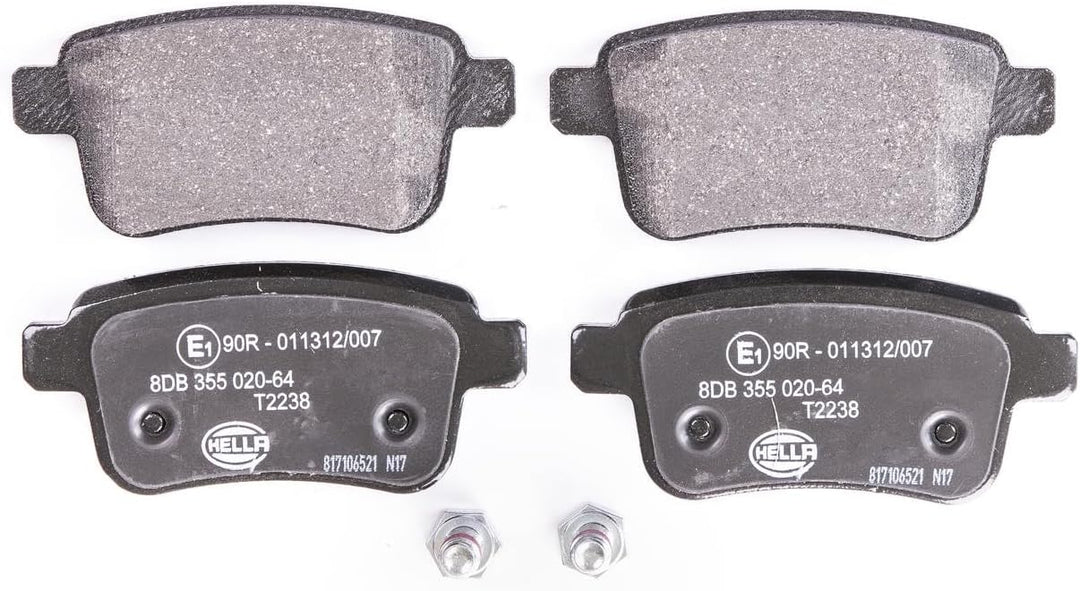 HELLA PAGID 8DB 355 020-641 Bremsbelagsatz - T2238 - Dicke/Stärke: 16mm - Bremssystem: TRW - nicht f
