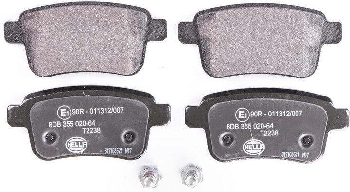 HELLA PAGID 8DB 355 020-641 Bremsbelagsatz - T2238 - Dicke/Stärke: 16mm - Bremssystem: TRW - nicht f