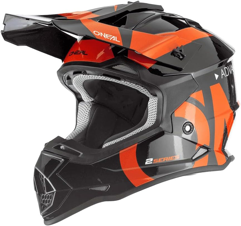 Oneal 2SRS Youth Helmet Slick Black/Orange M Schwarz/Orange, M Schwarz/Orange