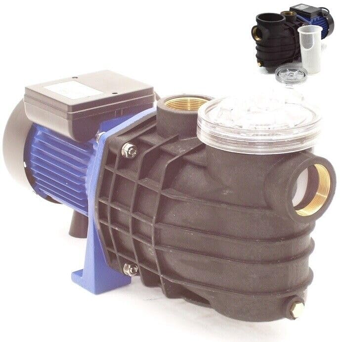 Schwimmbadpumpe Umwälzpumpe Poolpumpe 2200W 18000l/h Filterpumpe Pumpe 57403 AWZ