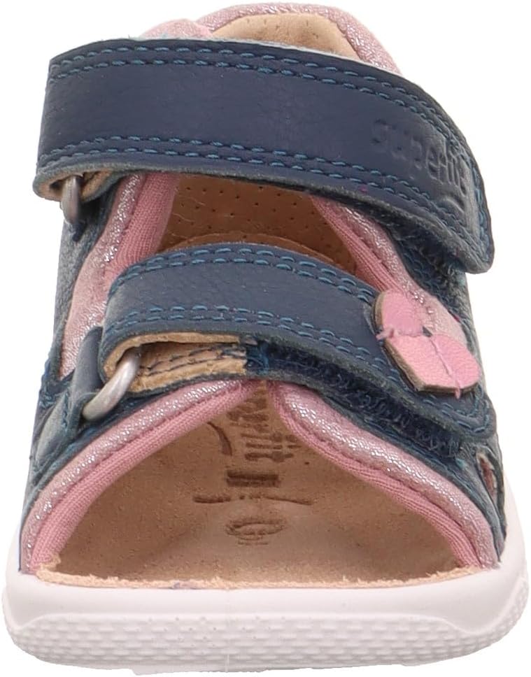 Superfit Polly Sandale 1-600092 Mädchen 19 EU Blau Rosa 8010, 19 EU Blau Rosa 8010