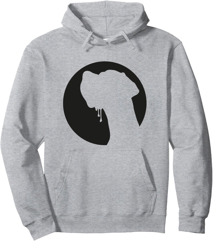 Deutsche Dogge Profil schwarz Pullover Hoodie