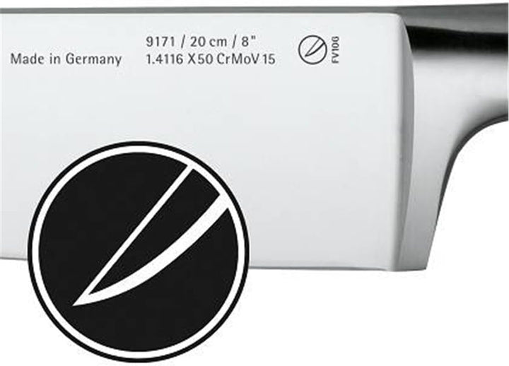 WMF Grand Gourmet Messerblock mit Messerset 5teilig Made in Germany, 4 Messer geschmiedet, Edelstahl
