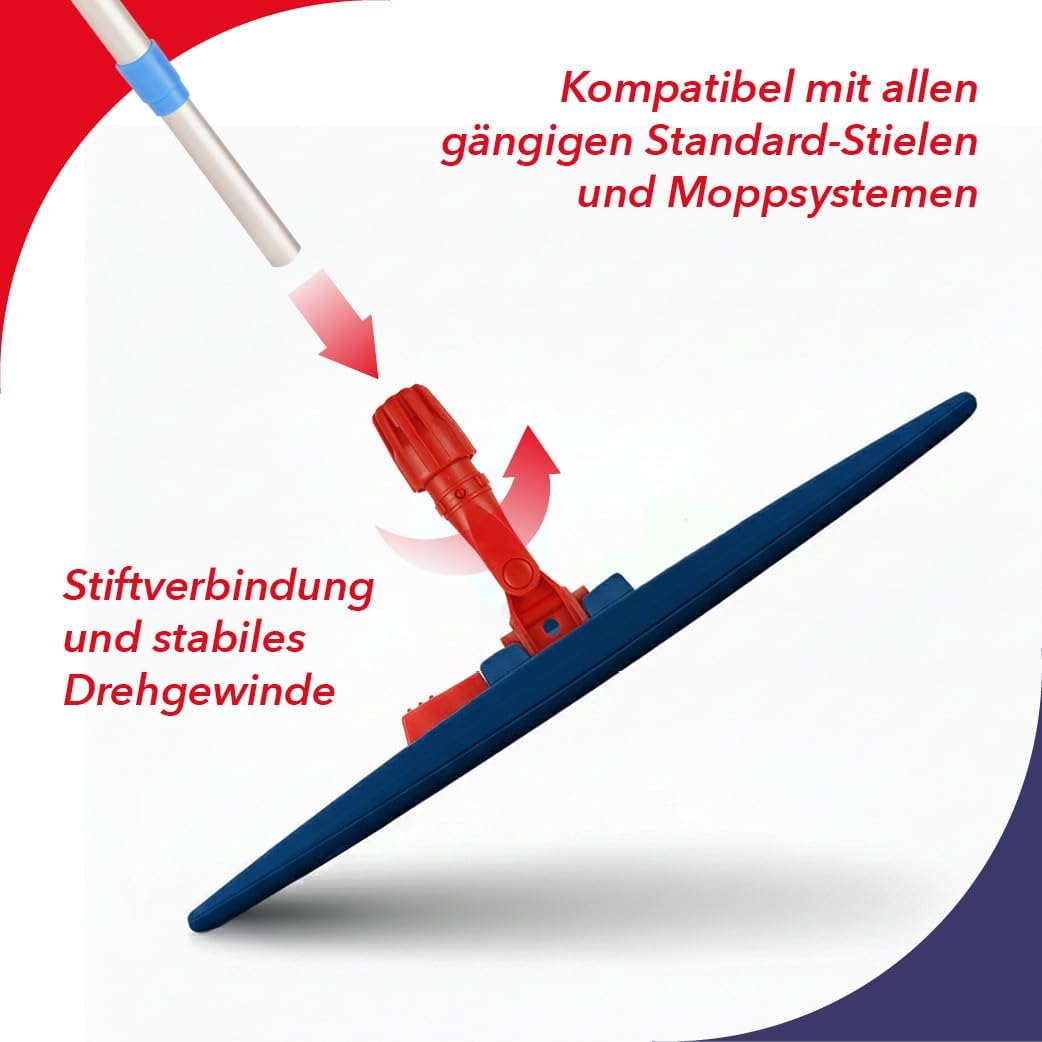 G.I.V. 3X Profi Magnet Klapphalter 50cm, dunkelblau mit Trittmechanik &amp; Magnetverschluss - für Tasch