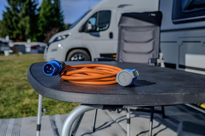 Brennenstuhl CEE 230V Camping-Verlängerungskabel 25m (H07RN-F 3G2,5 Kabel in der Signalfarbe orange,