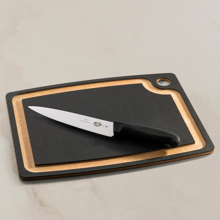Victorinox Fibrox Kochmesser, Breites Universalmesser für Fleisch, Fisch, Gemüse und Kräuter, 19 cm,