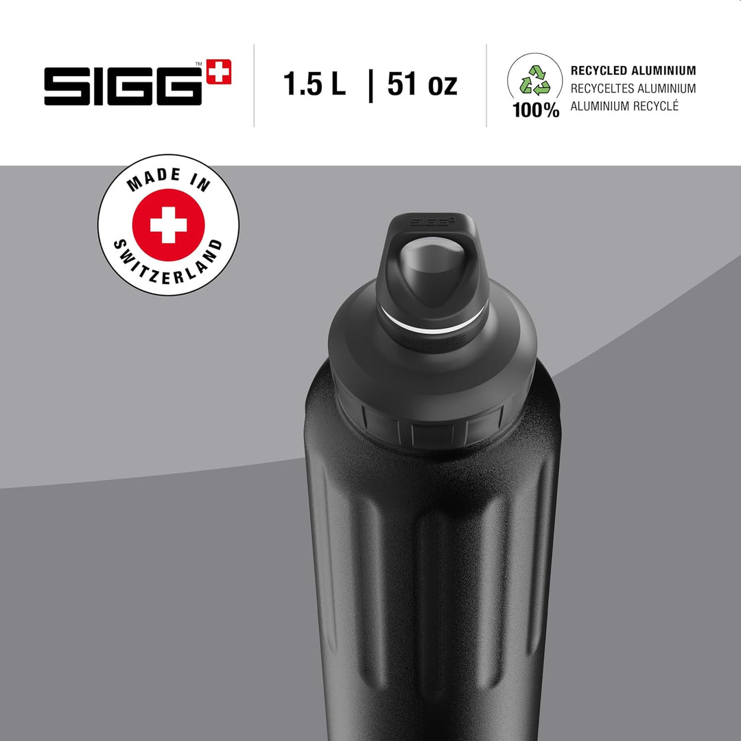SIGG - Alu Trinkflasche - Sportflasche WMB Traveller - Klimaneutral Zertifiziert - kohlensäurehaltig