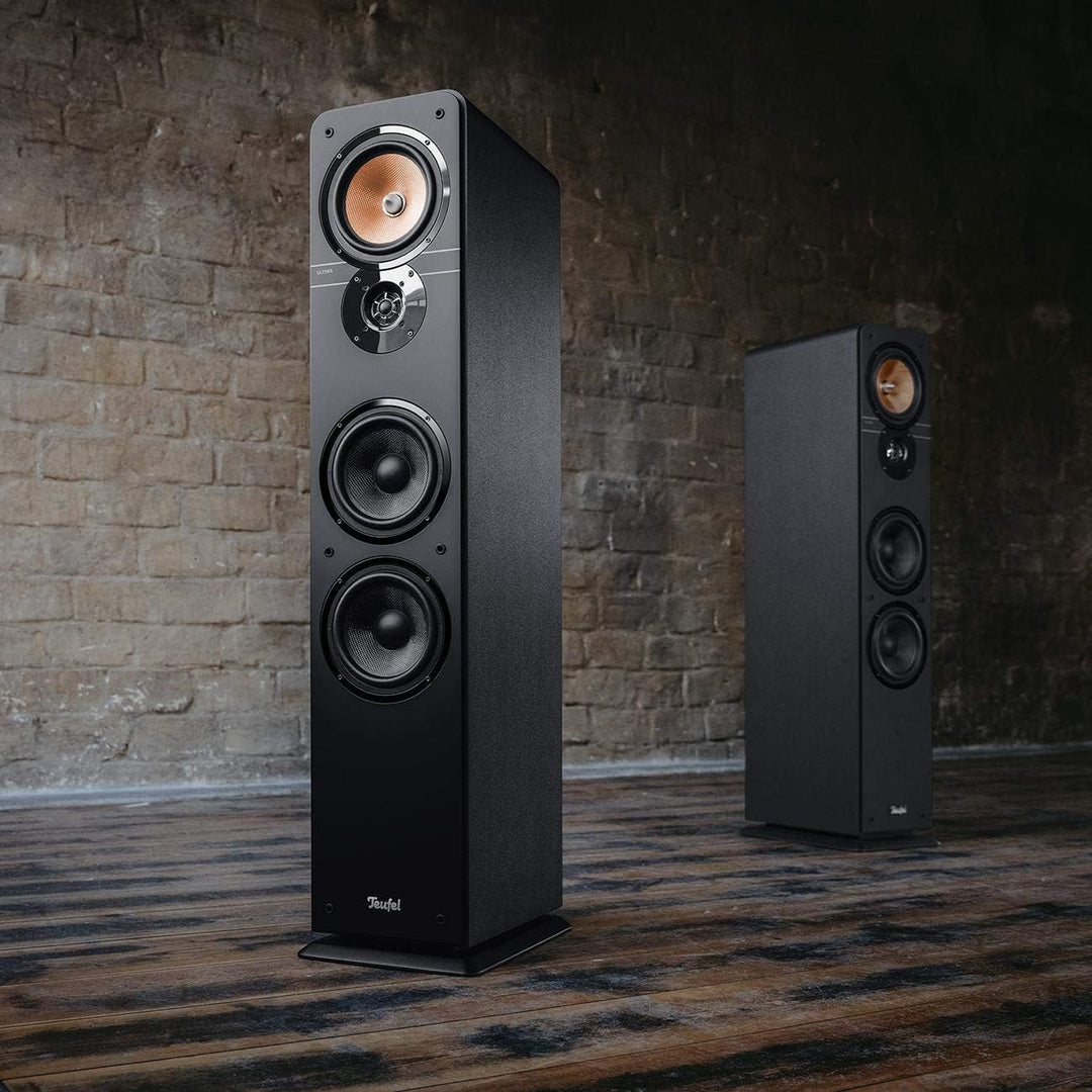 Teufel Ultima 40 Stereo Lautsprecher - HiFi Standlautsprecher Paar der Spitzenklasse, Phase-Plug Hoc