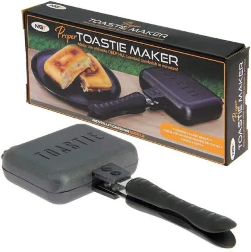 Toastie Maker Deep Sandwich Cooking Bankside Non-Stick Outdoor Camping Wandern Karpfen Angeln Schnel