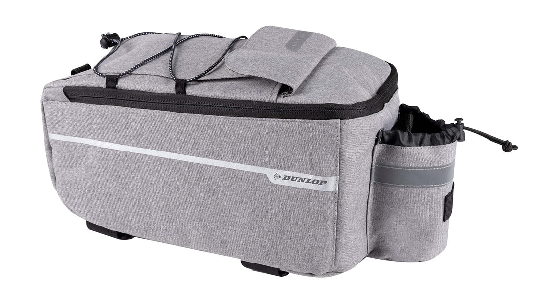Dunlop Bike Fahrradtasche für Gepäckträger - 7 Liter Kühltasche Klettverschluss mit Zusätzlichen Sta