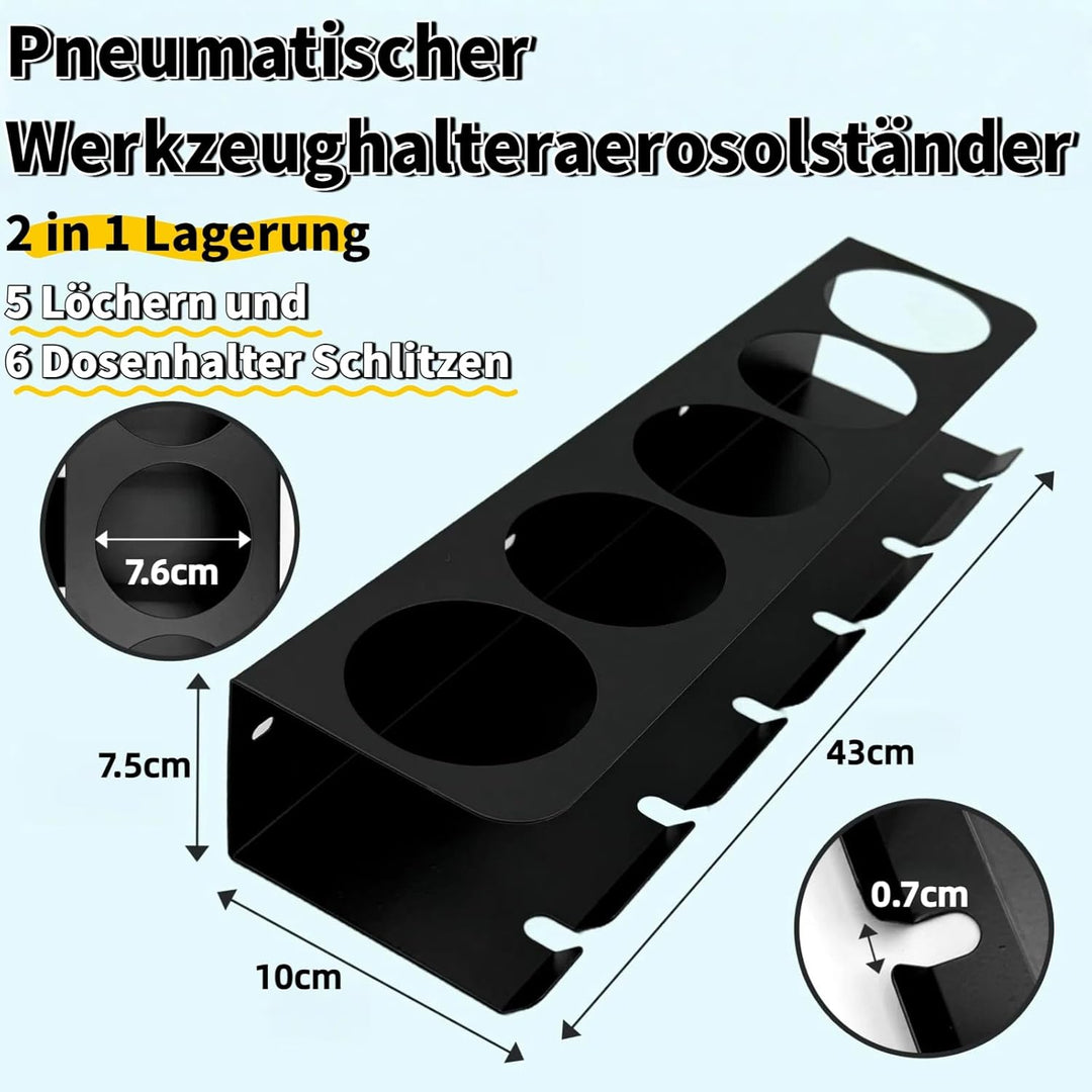 2 PCS Dosenhalter Werkstatt Sprühdosenhalter Spraydosenhalter Airbrush Halter Organizer Werkstatt Ha
