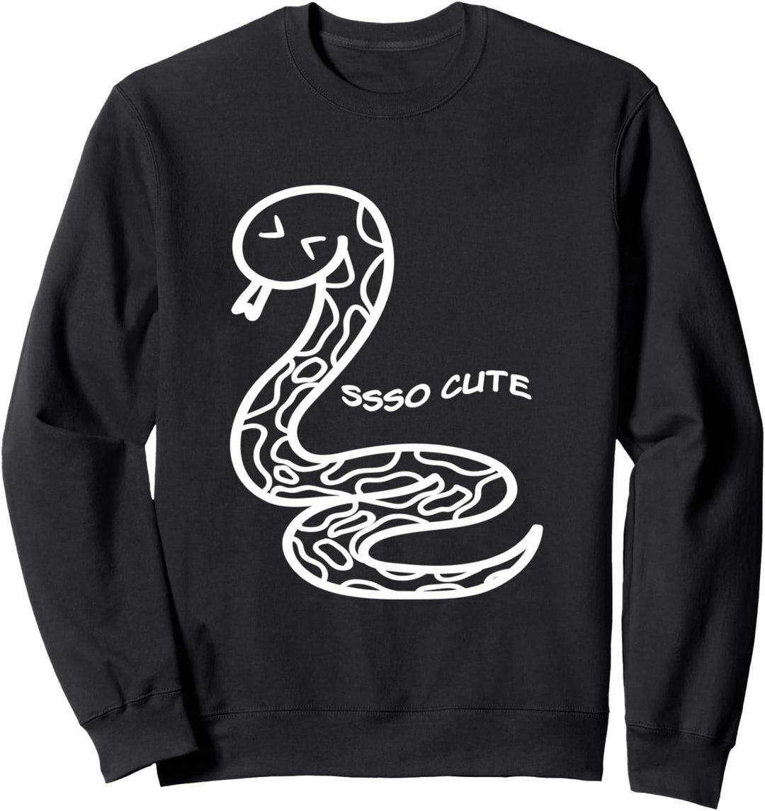 Ssso Cute I Schlange Reptilien Terrarium Schlangen Sweatshirt