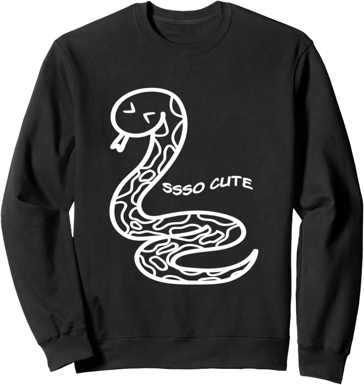 Ssso Cute I Schlange Reptilien Terrarium Schlangen Sweatshirt