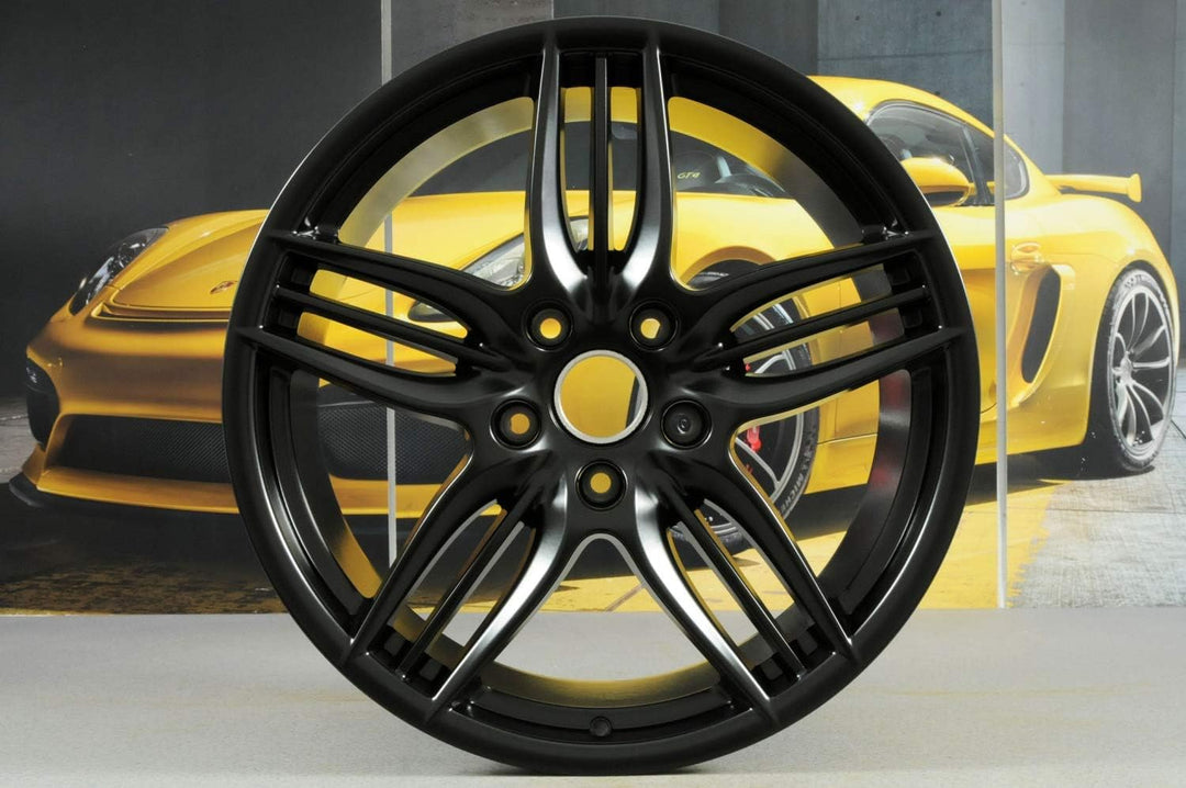 Porsche 911 991.1 C2/C2S 20" Sport Design Felgensatz schwarz matt/Wheels