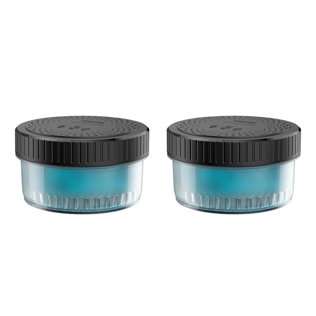 Norelco Philips Quick Clean Pod Kartusche, schmiert den Rasierer und beseitigt geschnittenes Haar, 2