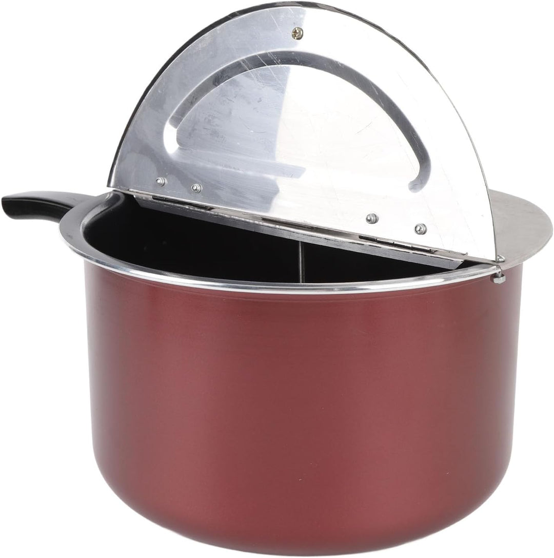 Edelstahl Popcorn Popper, Herdplatte Popcorn Maker handbetrieben, kompaktes Design, Popcorn Topf mit