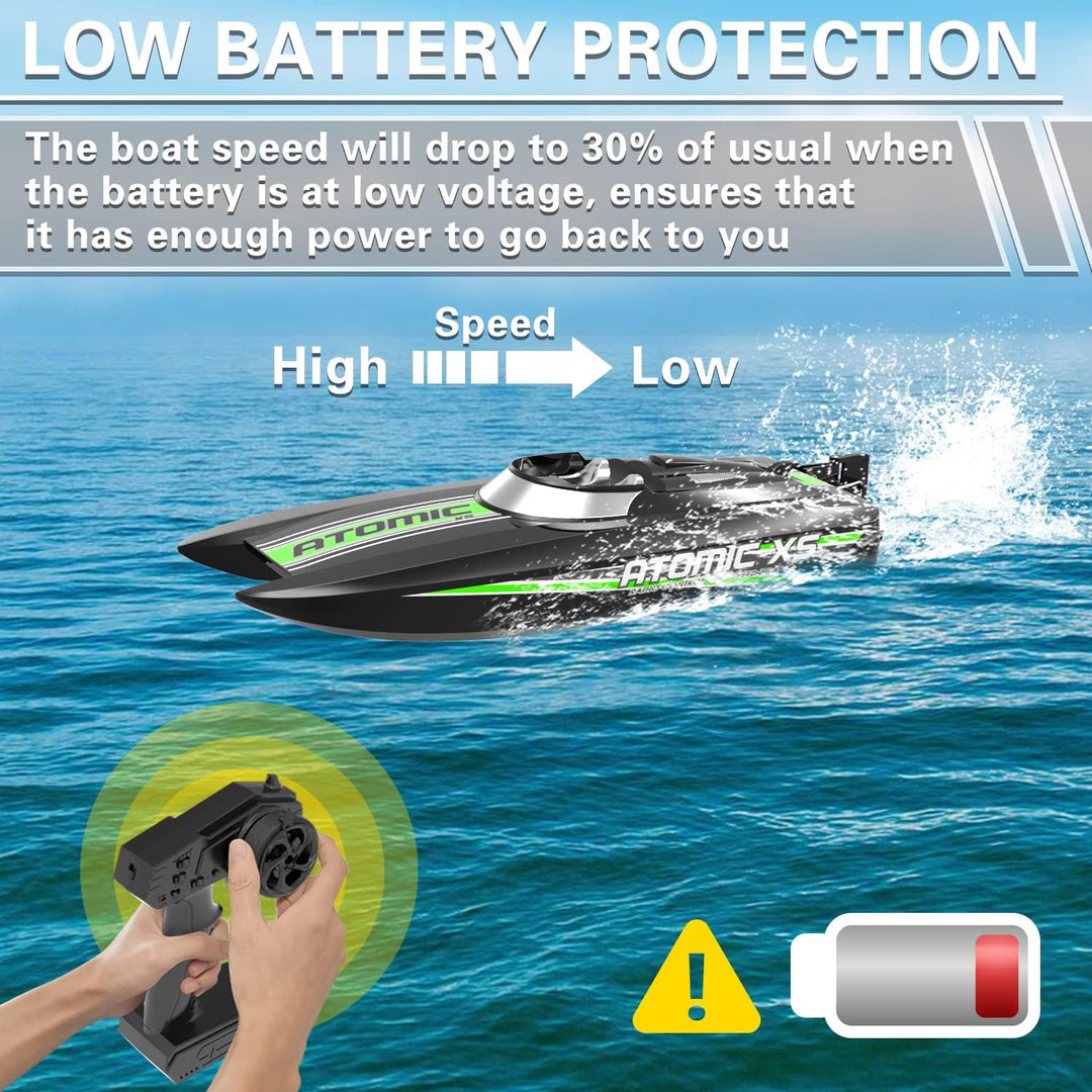 VOLANTEXRC Ferngesteuertes Boot RC Boot 2,4 GHz Fernsteuerung 20MPH Ferngesteuertes Boot für Pools u