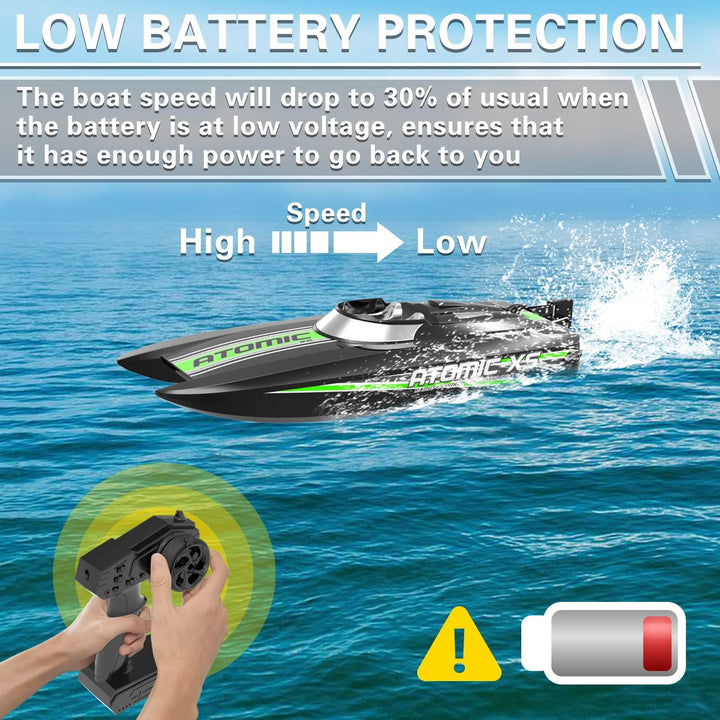 VOLANTEXRC Ferngesteuertes Boot RC Boot 2,4 GHz Fernsteuerung 20MPH Ferngesteuertes Boot für Pools u