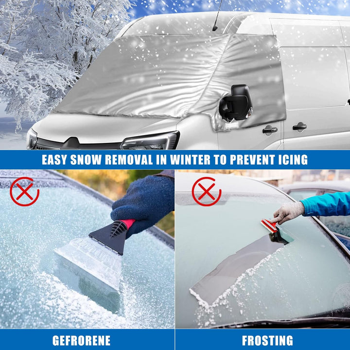 Frontscheibe Wrap Cover Ersatz für Renault Master 2010-2023, Ersatz für Opel Movano 2010-2023, Auto