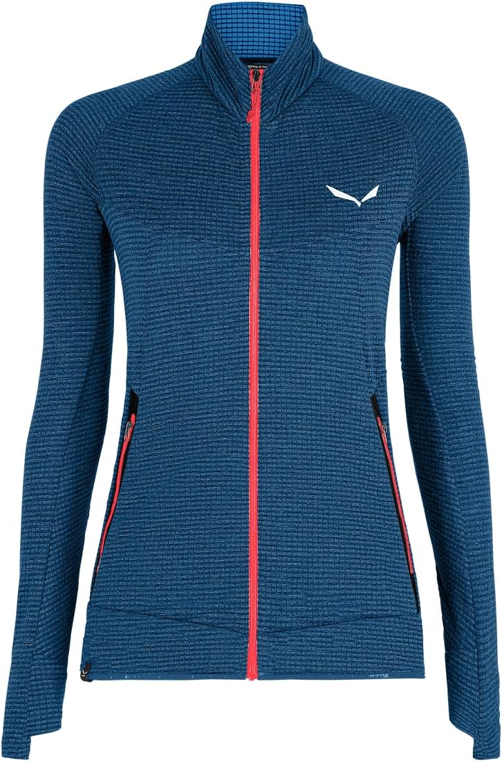 Salewa Damen Pedroc Pl R W Fz Fleecejacke 32 Navy Blazer Melange/6080, 32 Navy Blazer Melange/6080
