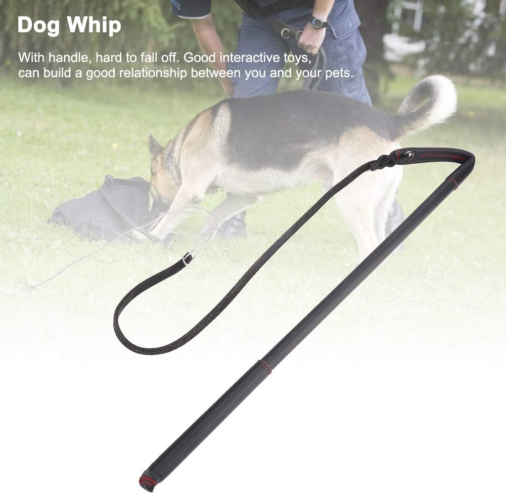 Mittlere Hundetrainingspeitsche, Grosse künstliche Rindslederpeitsche, Training für Hund