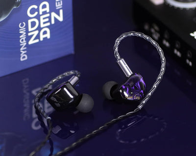 LINSOUL Kiwi Ears Cadenza 10mm Beryllium Dynamic Driver IEM 3D Printed with Detachable Interchangeab