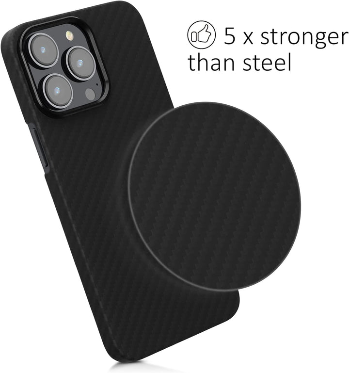 kalibri Schutzhülle kompatibel mit Apple iPhone 14 Pro Max - Hülle Aramid - Handy Cover Case Handyhü