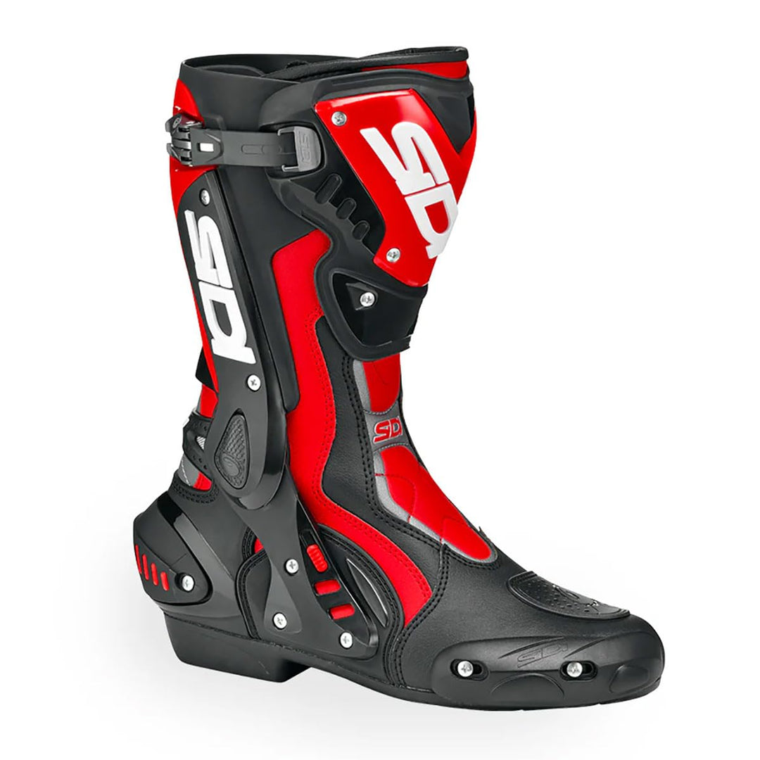 Sidi ST Motorradstiefel Schwarz Rot 41 EU, Schwarz Rot 41 EU