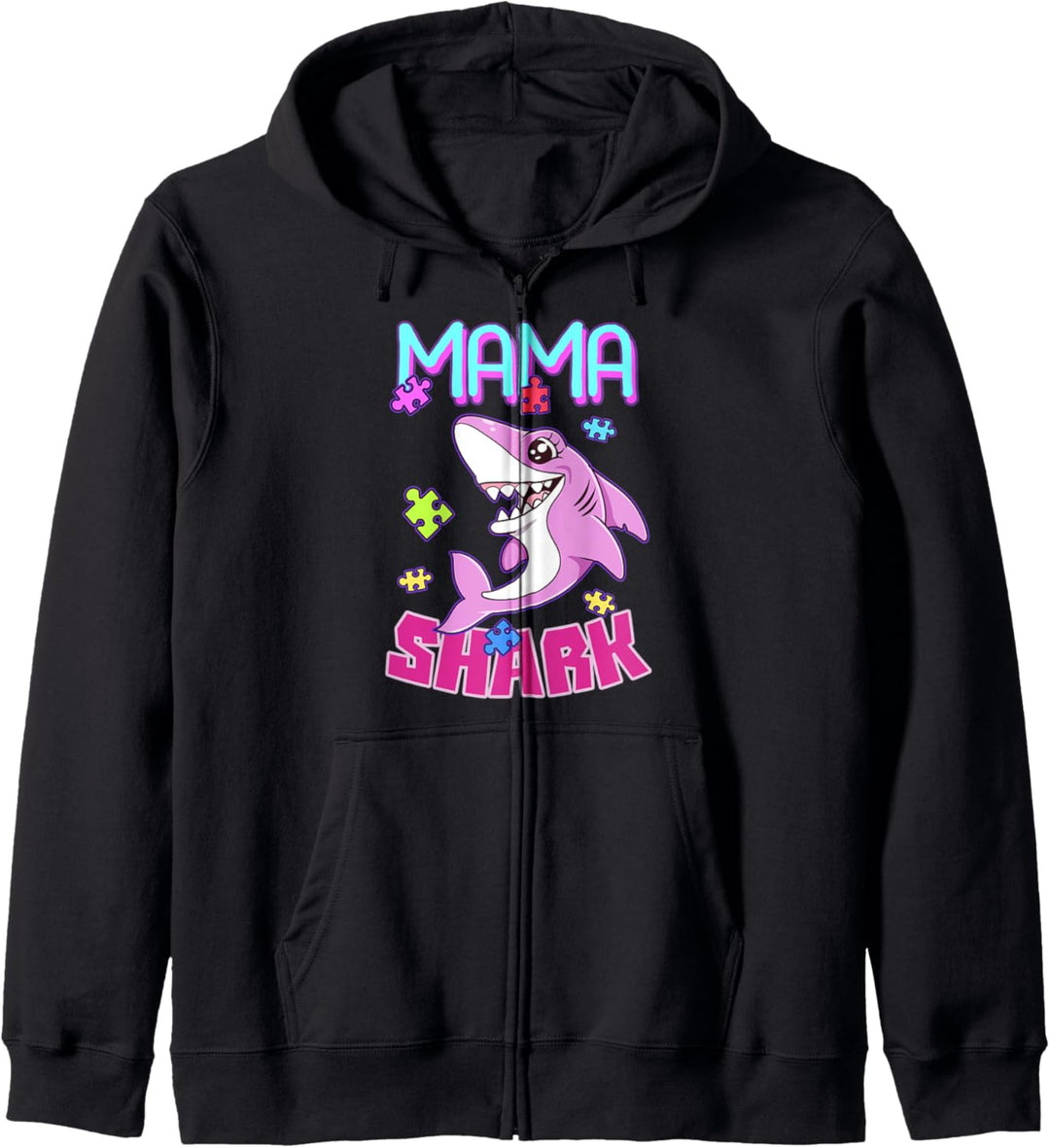 Starke Mama Hai Puzzle Stolze Mama Mutter Mami Tolle Mutti Kapuzenjacke