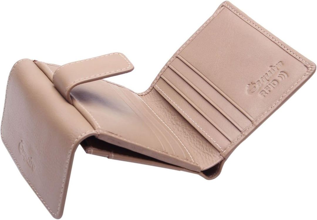Esquire Peru Geldbörse RFID Leder 10 cm Einheitsgrösse Taupe, Einheitsgrösse Taupe