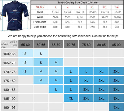 Radtrikot Herren Kurzarm Fahrradtrikot Herren Fahrradshirt Radshirt Kurzarm Sommer mit Taschen Yorks