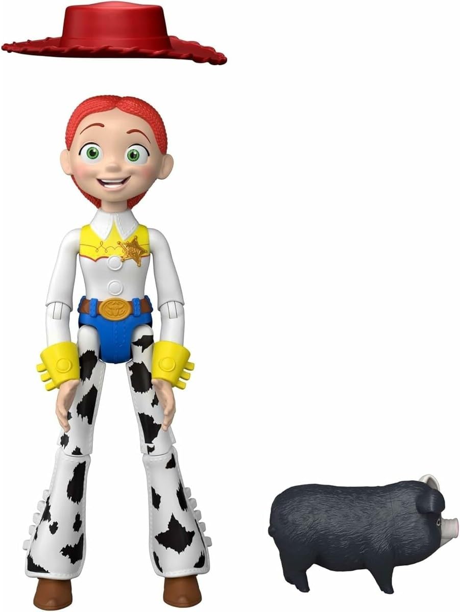 Mattel Disney Pixar Toy Story 5 – Sprechende Jessie, 30 cm grosse Actionfigur mit beweglichen Gelenk
