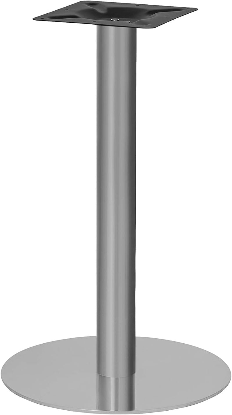 SINGLE Untergestell Rund aus EDELSTAHL Höhe 71CM - Tischgestell Bistrotisch