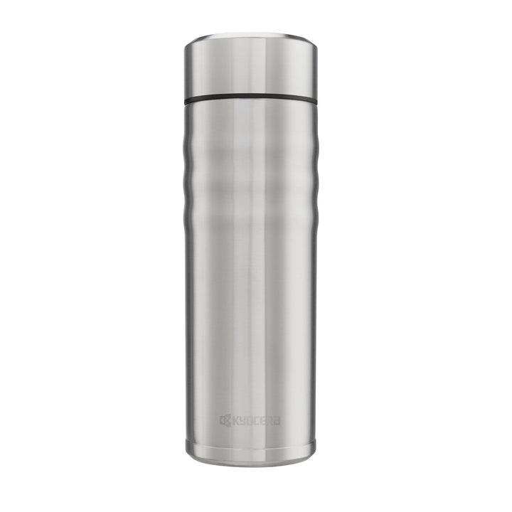 Kyocera MB-17S SS (500 ml), TWIST TOP, Edelstahl Thermo-Trinkflaschen, Keramik, Kunststoff, 500 mill