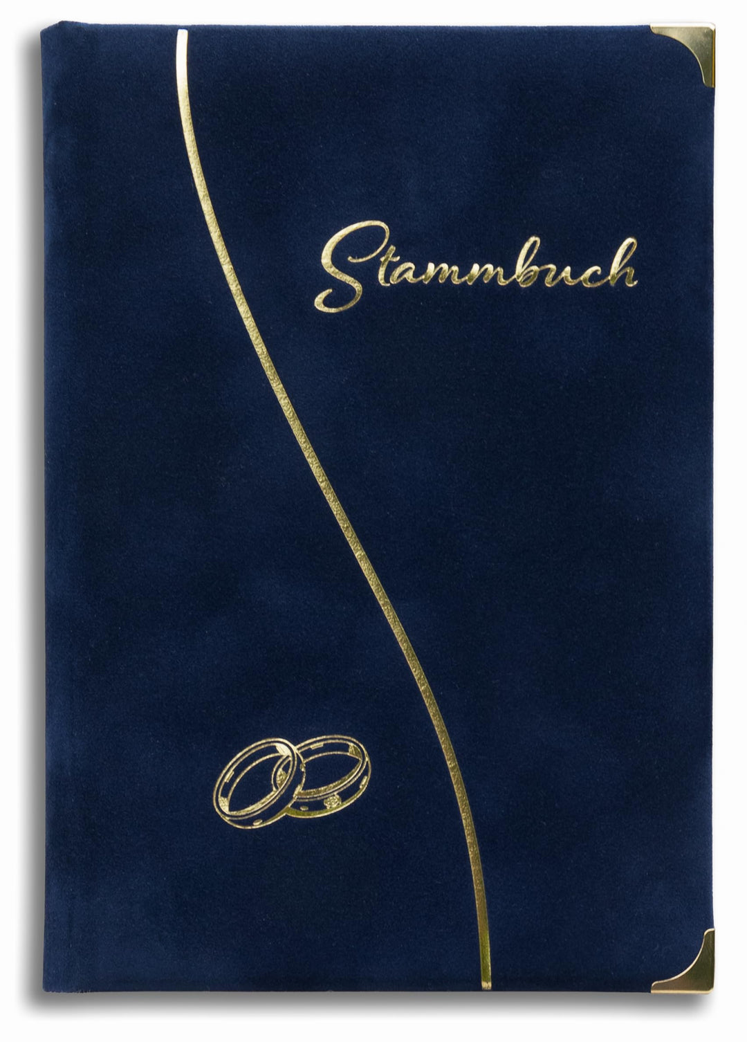 Stammbuch der Familie Blau Lotta Samt Hochzeit Standesamt Stammbuch incl. Einleger