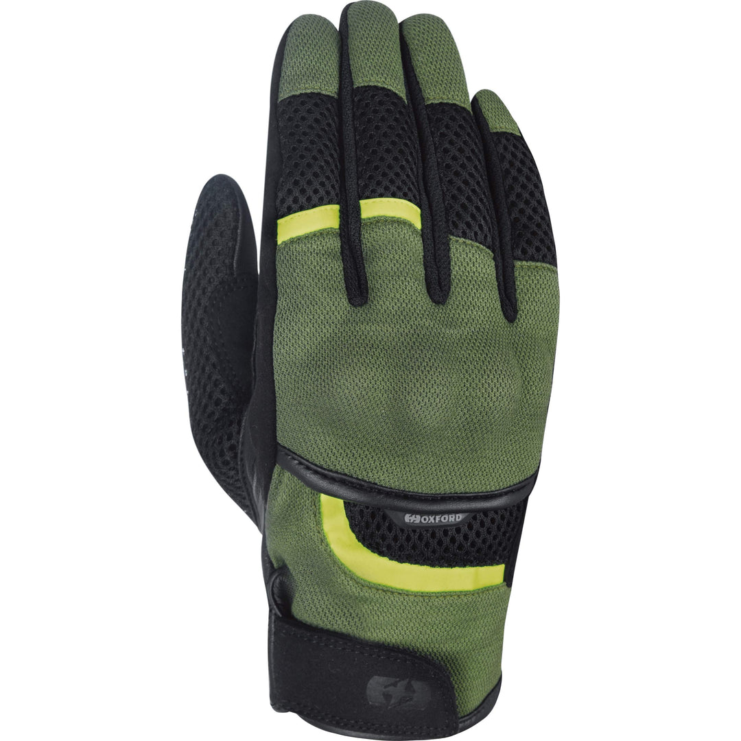 Oxford Brisbane Air Herren Kurzer Sommerhandschuh Green/Black 3XL, Green/Black 3XL