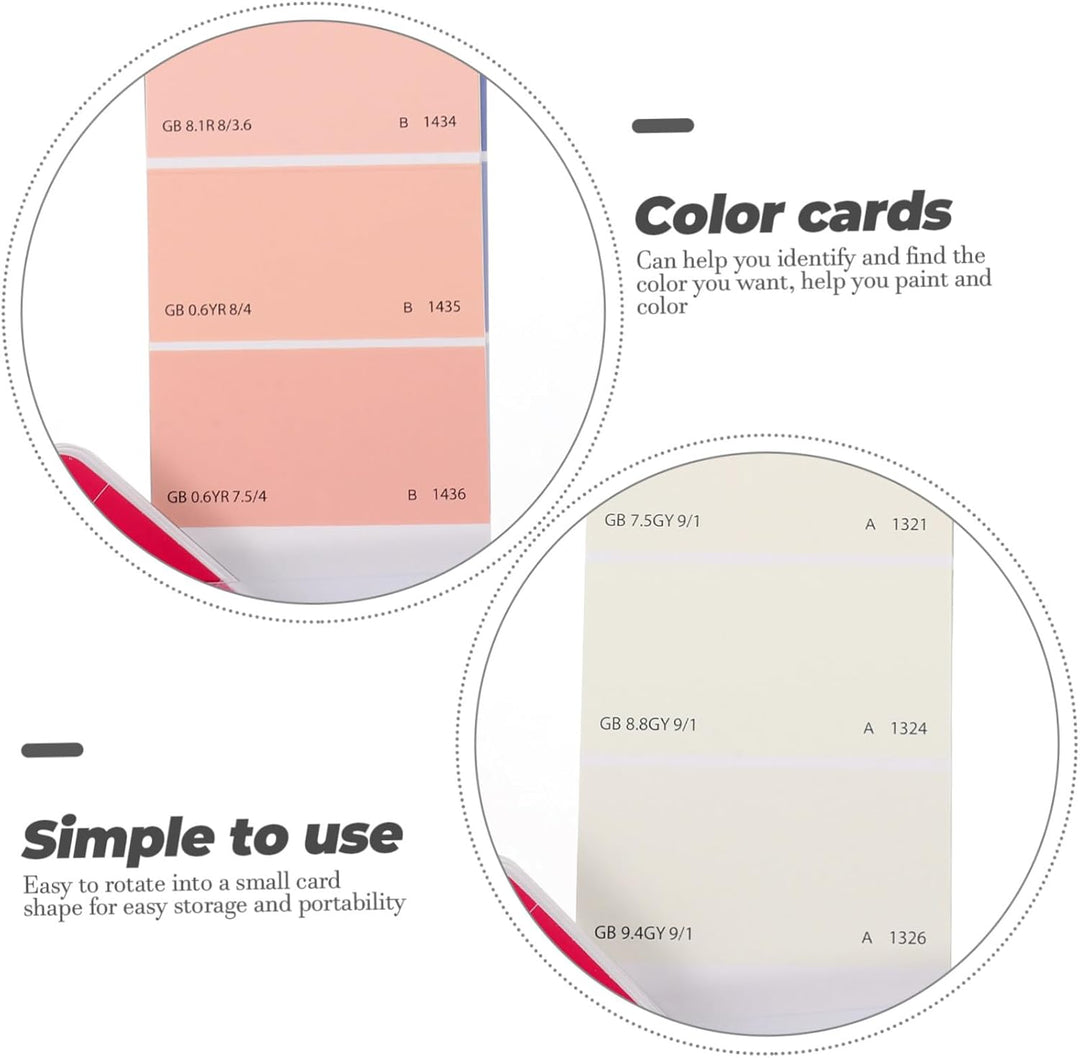 DOITOOL Farbkarte Architekturfarben Farben Standard RAL Farbfächer Farbmusterkarten für Präzise Farb