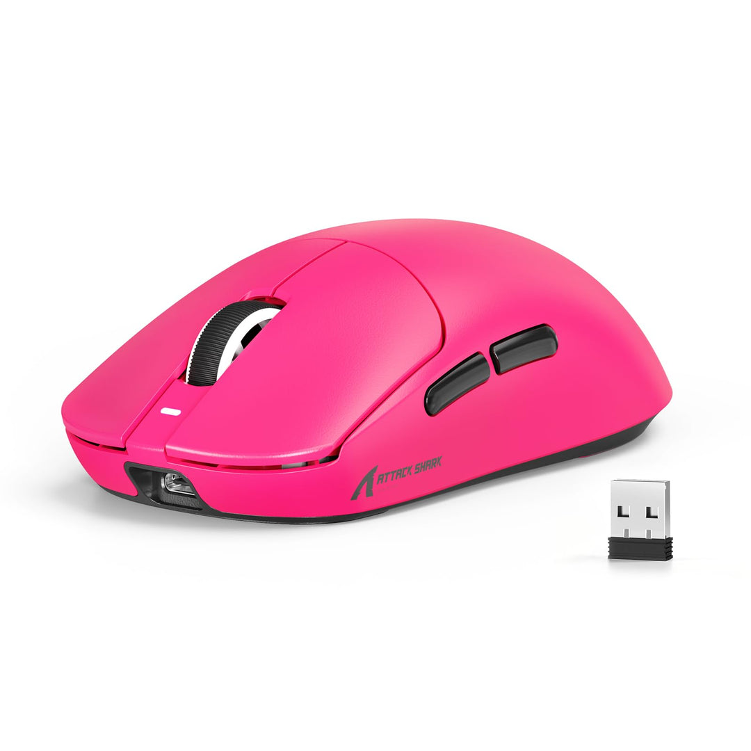 MAMBASNAKE X Attack Shark X8SE 55g ultraleichte kabellose Gaming Maus–bis zu 25000 DPI,PAW3311-Senso
