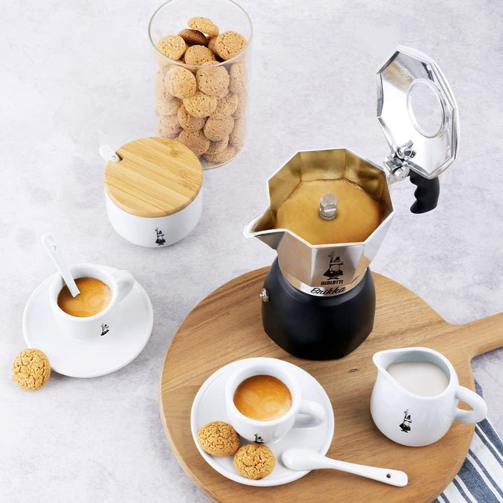 Bialetti Kaffeeautomat New Brikka, 2 Tassen (100 ml), cremiger Espresso wie in der Bar, nicht für In